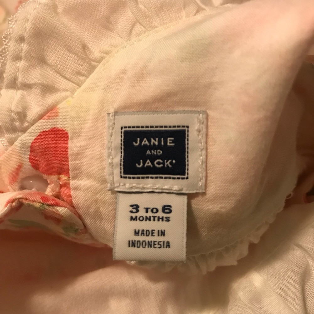 Janie and Jack 3-6 month floral dress EUC - Picture 8 of 10